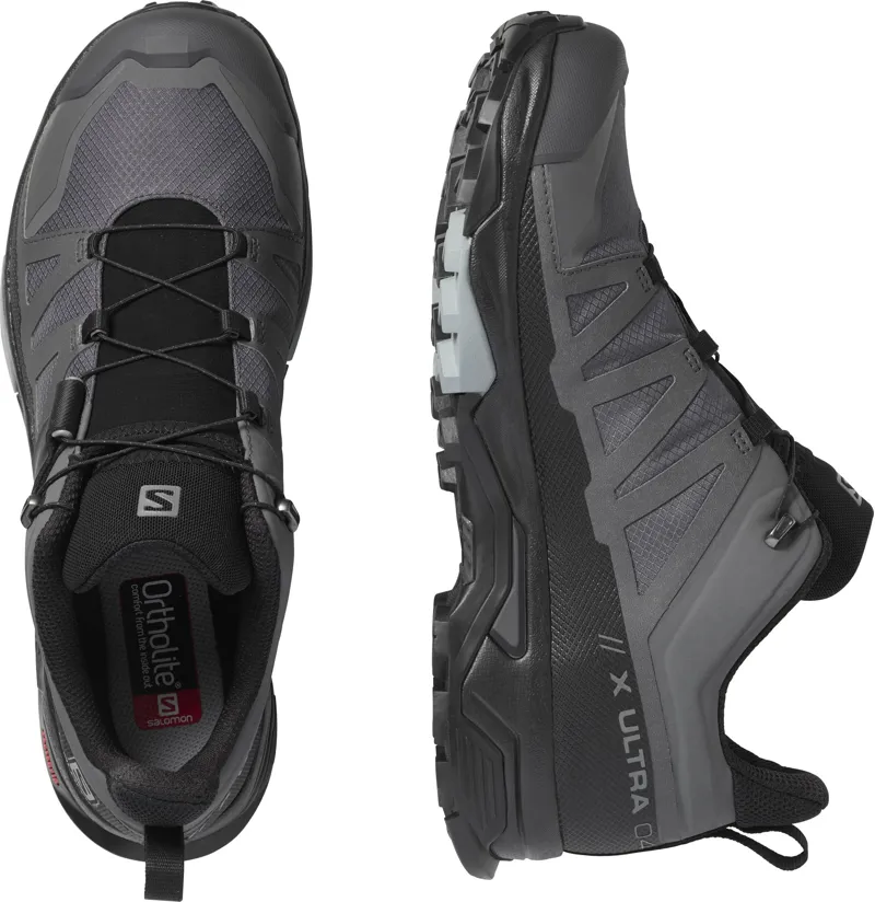 Salomon Mens X Ultra 4 GTX Hiking Shoe - Magnet-Black-Monument-5